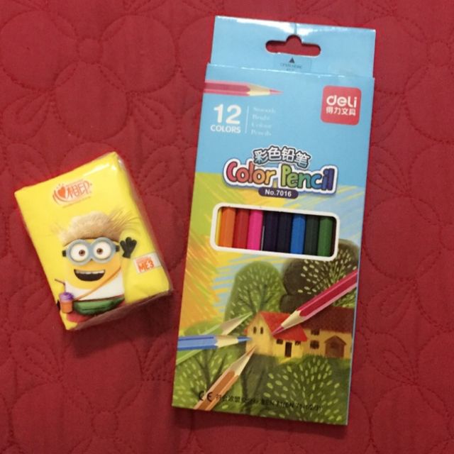 Bút chì màu Deli - 12 màu