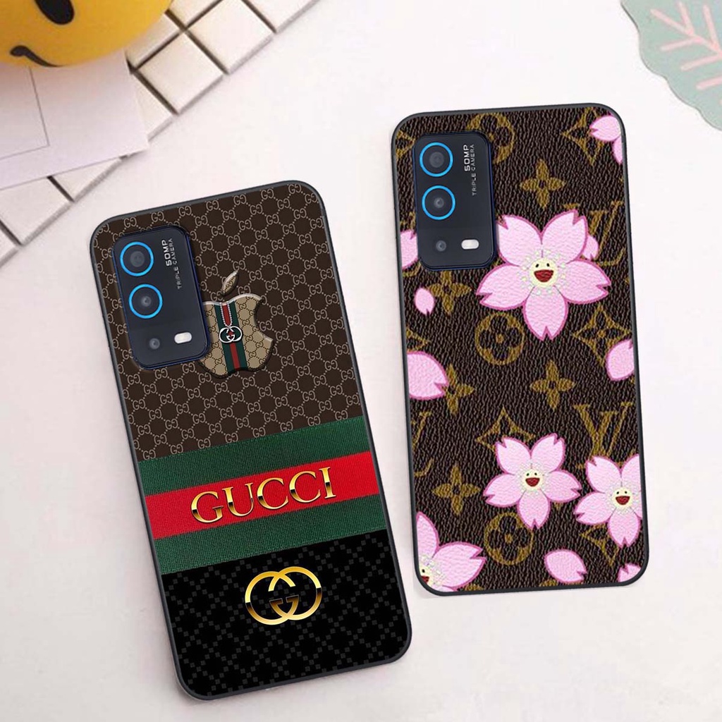 Ốp Oppo A54 / A55 in hình thương hiệu thời trang cao cấp