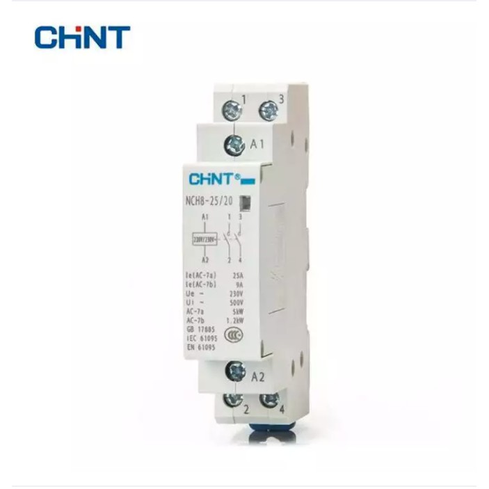 Khởi động từ 1 pha CHINT loại NCH8 25A/220V