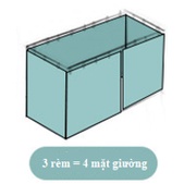 Rèm giường, rèm che giường ký túc xá, rèm giường sinh viên Shisonson mẫu phi hành gia