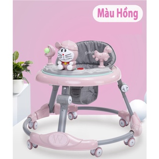 Xe tròn tập đi đa chức năng - xe tròn tập đi cho bé có hình doremon - xe thỏ - nhựa xe cứng chắc chắn