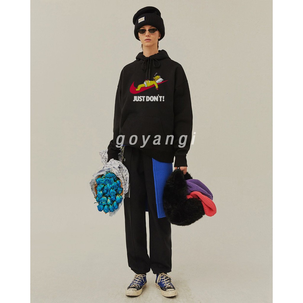 Áo hoodie GOYANGI Unisex Just dont oversize phong cách hàn quốc