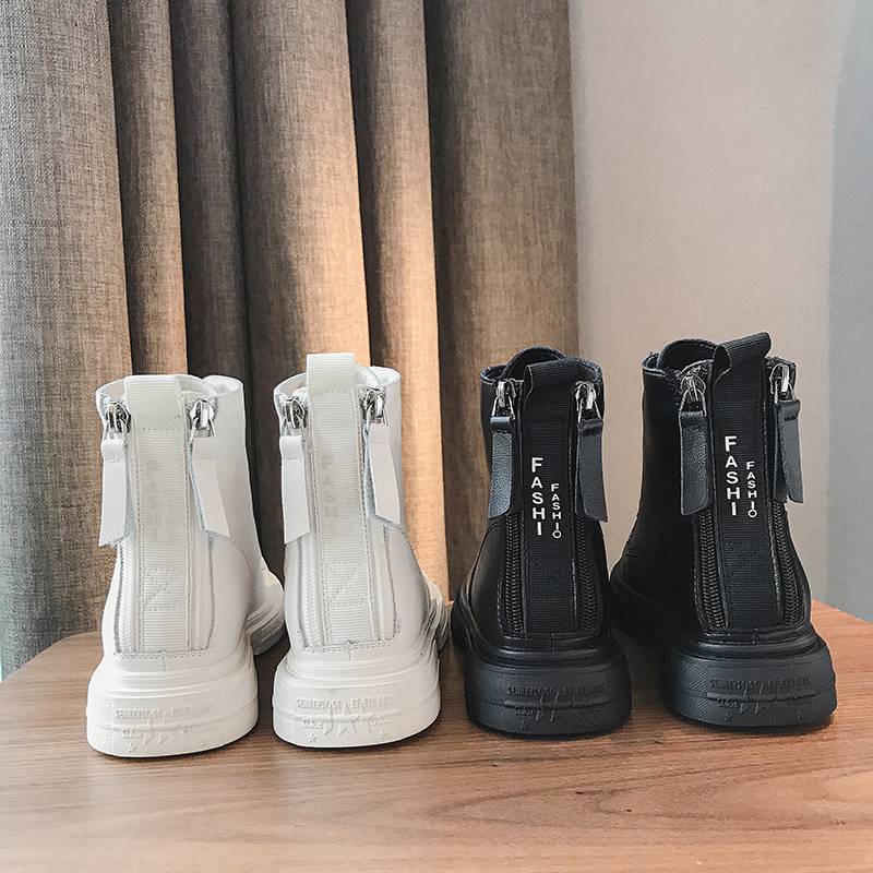 Giày Boot Cổ Ngắn Phong Cách Anh Quốc Thời Trang Thu Đông Mới