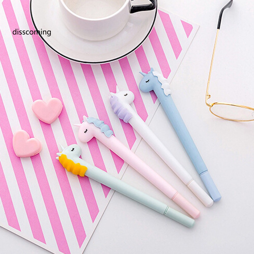 Bút Gel Mực Đen Hình Kỳ Lân Siêu Dễ Thương
