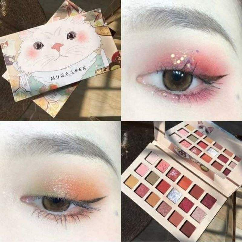 Phấn Mắt Mèo 18 Ô Nhũ Muge Leen Cat Mẫu Mới | BigBuy360 - bigbuy360.vn