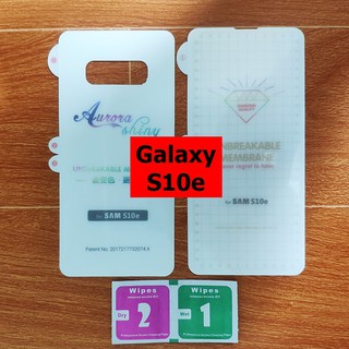 Miếng dán PPF Samsung Galaxy S10e (Mặt trước - Mặt sau)