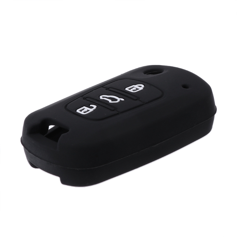 Vỏ Chìa Khóa Điều Khiển Từ Xa Bằng Silicone 3 Nút Cho Hyundai I30 Vena Veloer
