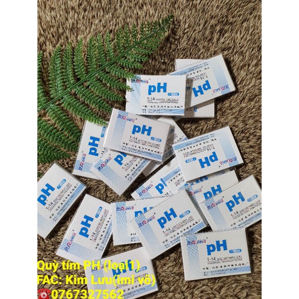 Giấy quỳ tím  đo độ PH 1-14