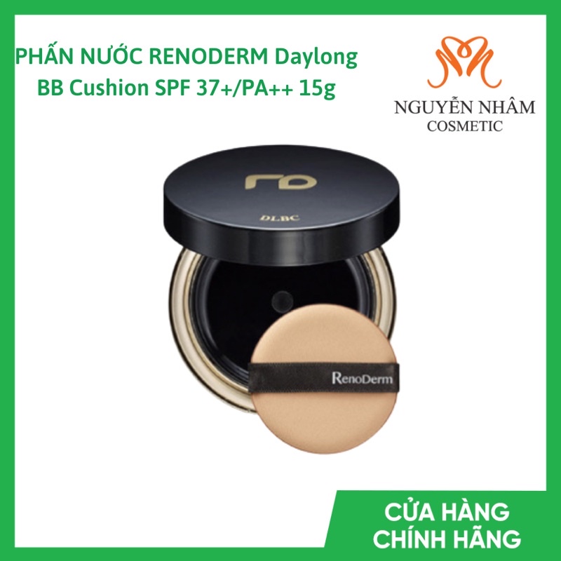 PHẤN NƯỚC RENODERM Daylong BB Cushion SPF 37+/PA++ 15g