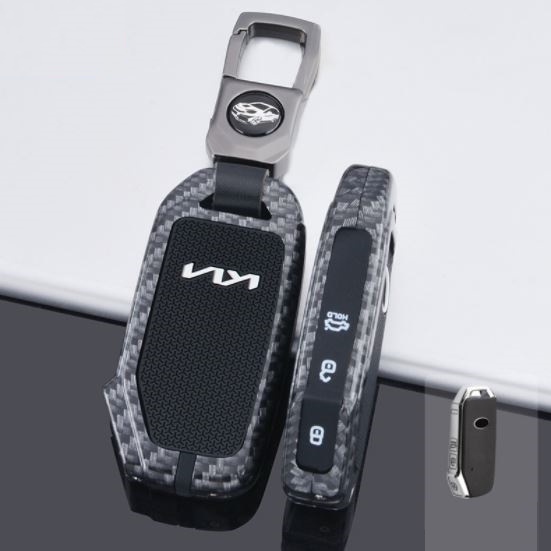 Vỏ ốp khoá xe hơi - Bọc chìa smartkey 3 nút ô tô KIA Cerato, K3, K5, Sportage, Sorento, Soluto