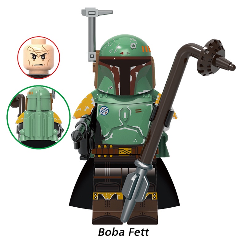 Mô Hình Đồ Chơi Nhân Vật Boba Fett Minifigures Star War Moff Gideon