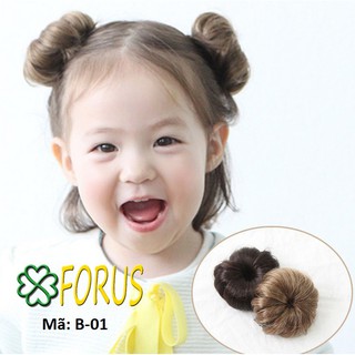 Tóc búi trẻ em 💖freeship💖 búi natra trẻ em sỉ 30k/cặp