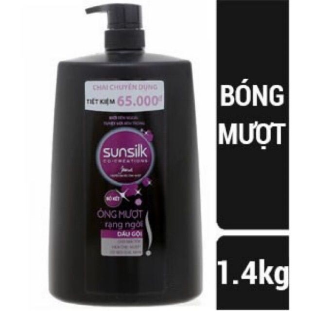 DẦU GỘI SUNSILK ÓNG MƯỢT RẠNG NGỜI 900G-1.4KG