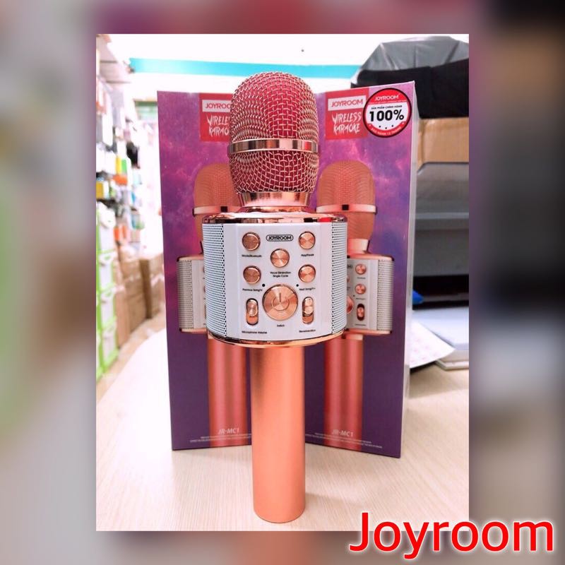 [Freeship toàn quốc từ 50k] Micro karaoke bluetooth joyroom MC1