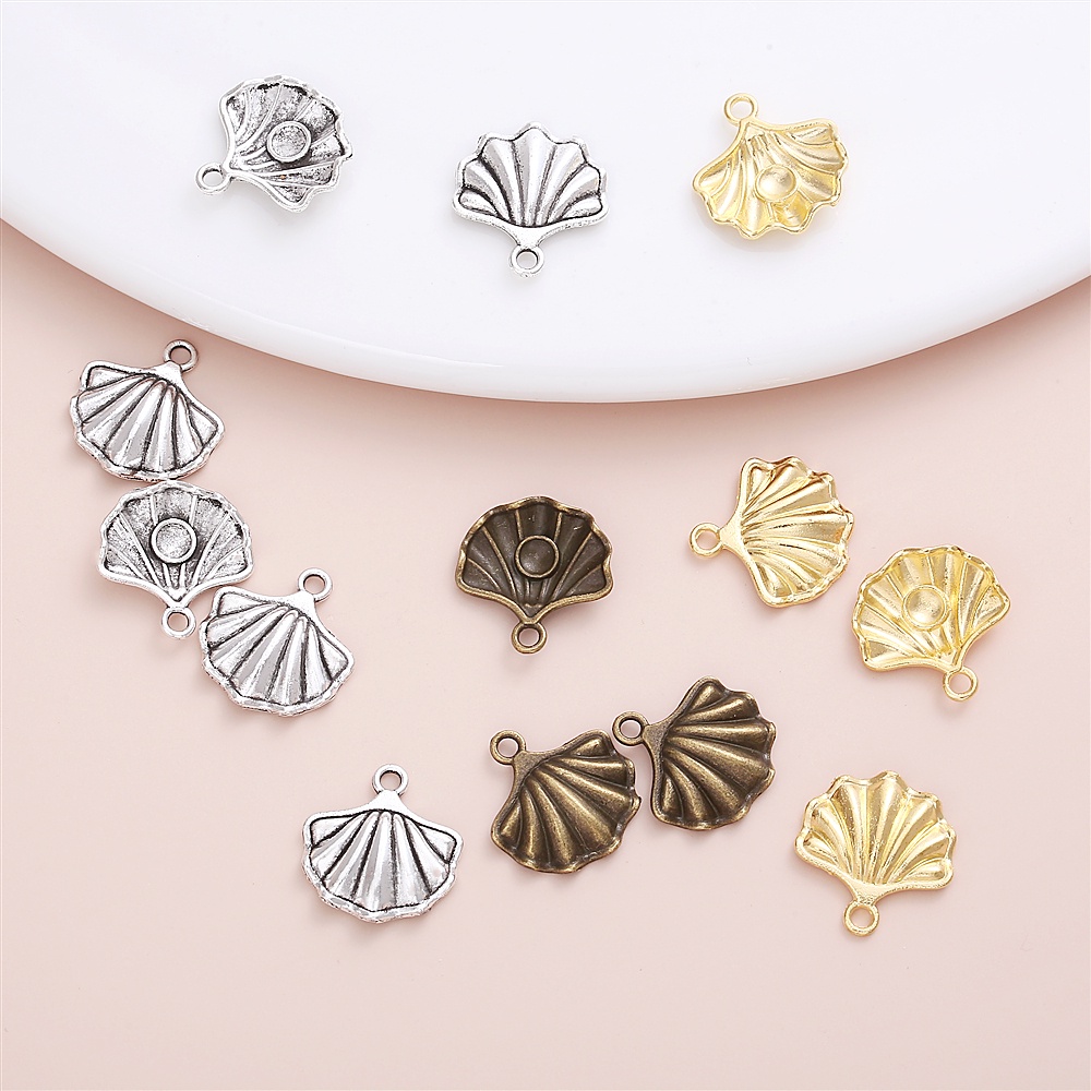 Set 30 Mặt Vòng cổ Hình Vỏ Sò Phong Cách Vintage