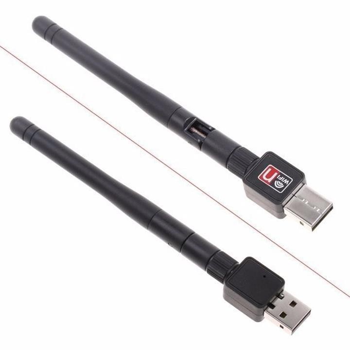 Bộ USB Thu Wifi 802.IIN Có Anten Ngắn 300Mbps Cho Máy Tính, Laptop