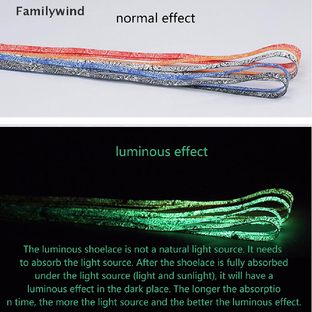 Dây Giày 6 Màu Dạ Quang 100cm 120cm Trang Trí Tiệc