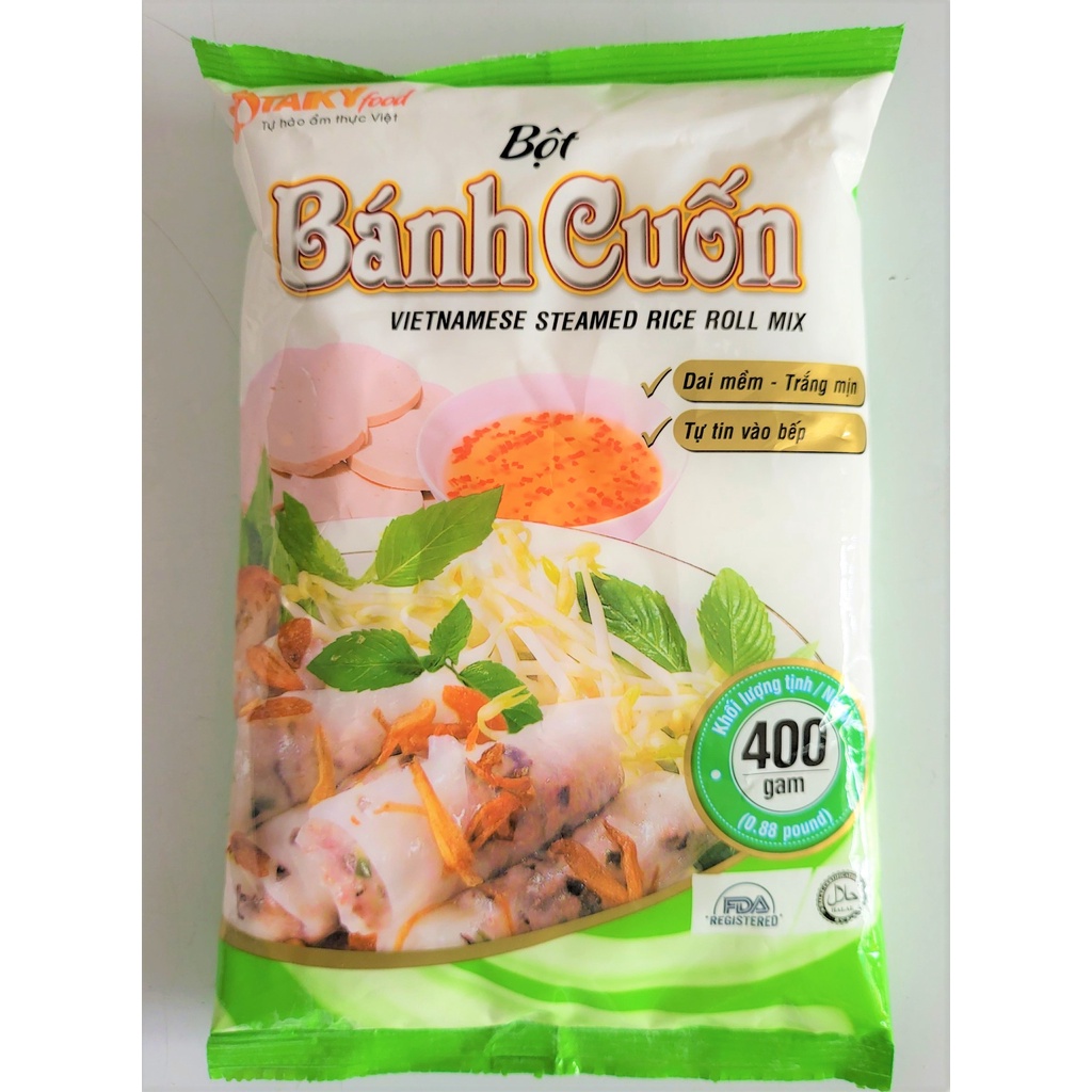 [Túi 400g] BỘT BÁNH CUỐN [VN] TÀI KÝ Vietnamese Steamed Rice Roll mix (halal)