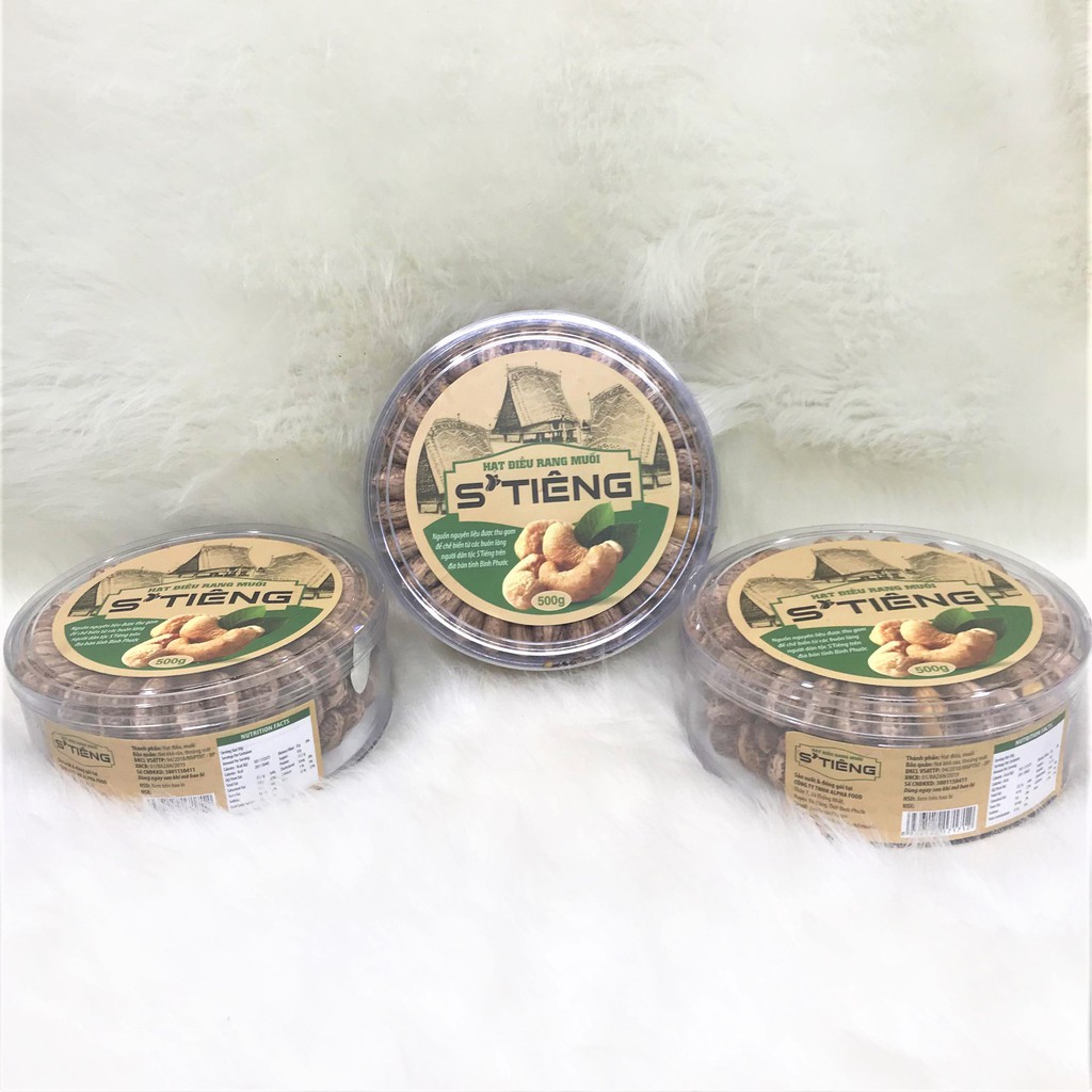 500Gr Hạt Điều Rang Muối Loại A+ S'Tiêng Chuyên Biếu Tặng Hộp Tròn | BigBuy360 - bigbuy360.vn