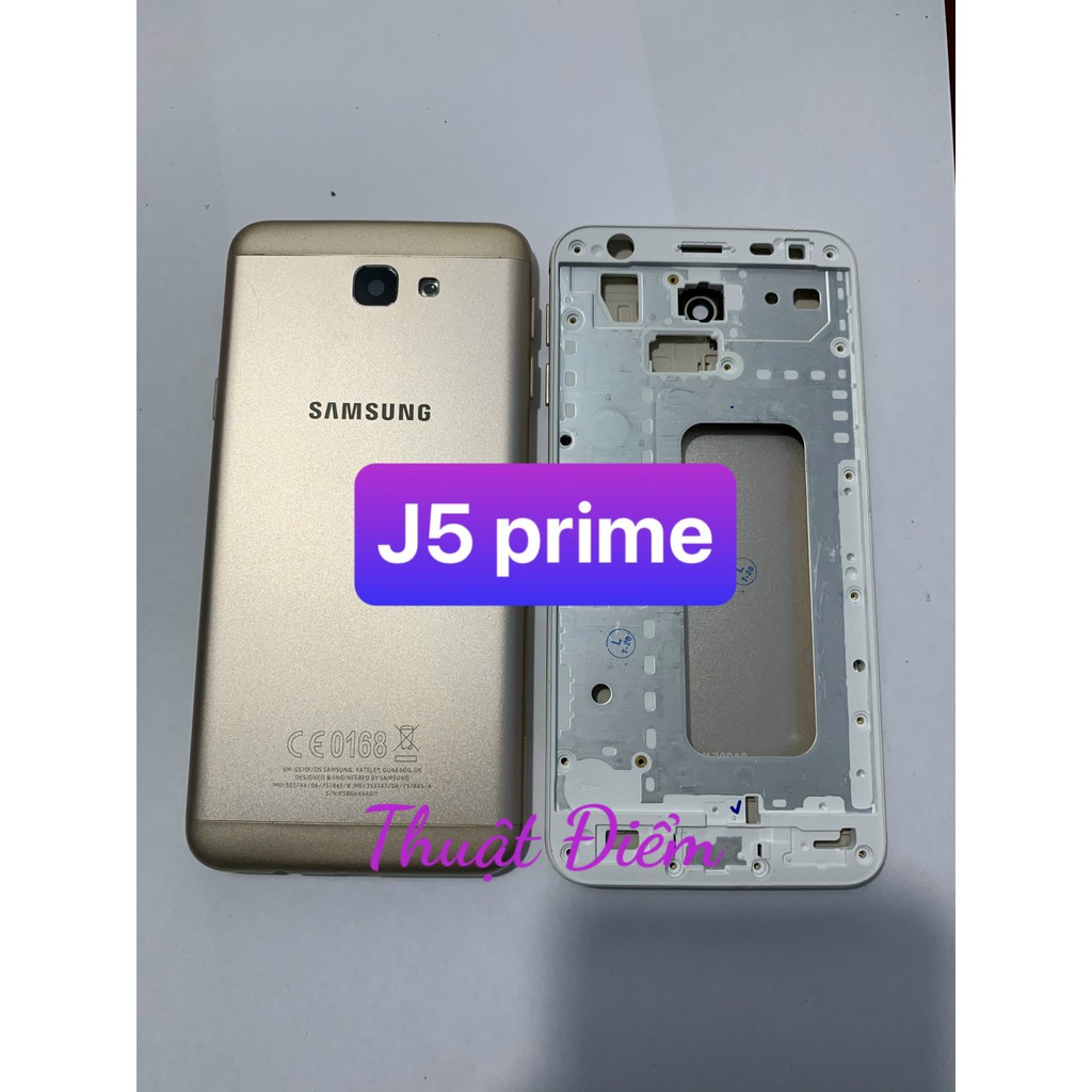 bộ vỏ j5 prime - samsung (gồm lưng - sườn phím tất cả bằng nhôm)