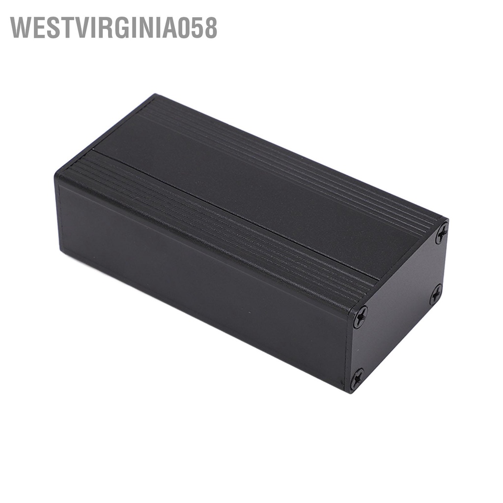 Có thể bán buôn Hộp dự án hợp kim nhôm Phun cát Bảng mạch đen 1 25‑1 5mm Vỏ Westvirginia058 Hàng giao ngay