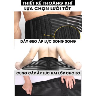 Đai Lưng Dán Có Lò Xò Hỗ Trợ  Aolikes - 7998