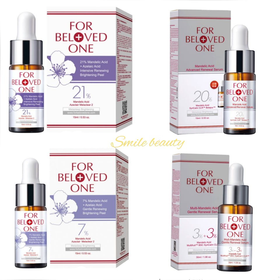 Serum sáng da, mờ thâm, hỗ trợ giảm mụn Mandelic Acid For Beloved One 3%+3% ,7%, 20%,21% 15ml giúp