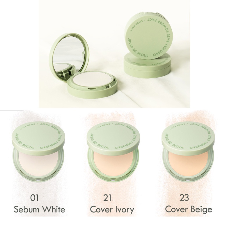 Phấn Phủ Dạng Nén Hàn Quốc Javin De Seoul Greenery Base Power Pact GomiMall