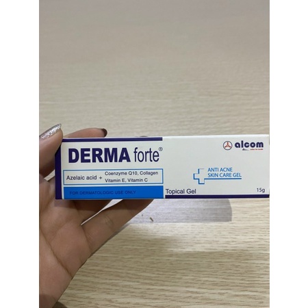 Gel Ngừa Mụn Derma Forte 15g - Giảm Thâm Sẹo, Làm Sạch Và Sáng Da