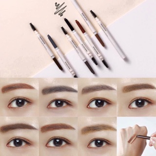Chì kẻ mày 2 đầu Eco EyeBrow Pencil INNISFREE #5