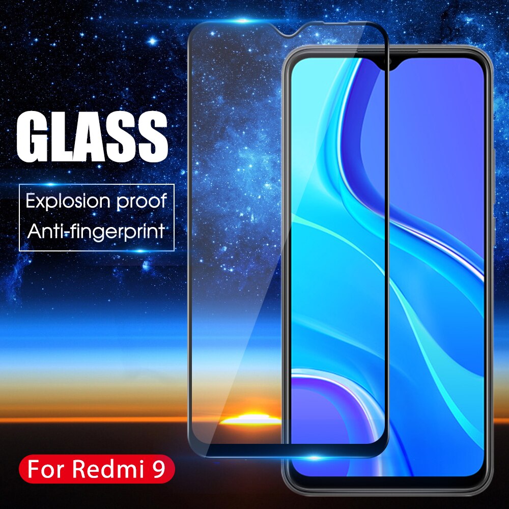 Set 3 Kính Dán Cường Lực 9h Bảo Vệ Toàn Màn Hình Dành Cho Xiaomi Redmi 9 Redmi 9