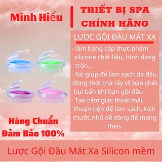 Lược massage da đầu ngăn rụng tóc l dụng cụ mát xa