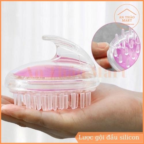 Lược Gội Đầu Silicon Mềm Mại Làm Sạch Tóc Và Da Đầu, Giải Cứu Những Bộ Nail