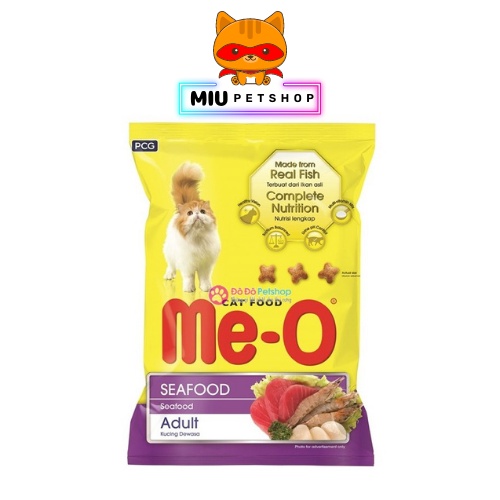Hạt thức ăn Me-o adul 350gr cho mèo lớn nhiều vị - hạt thức ăn giá rẻ cho mèo.
