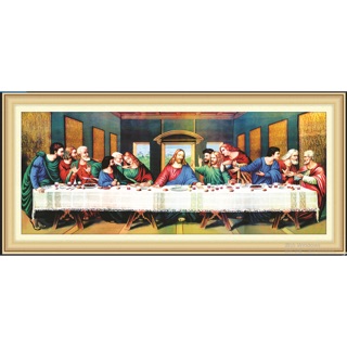 TRANH ĐÍNH ĐÁ 12 Thánh Tông Đồ tiệc ly VS100 |104x50cm|- Chưa đính