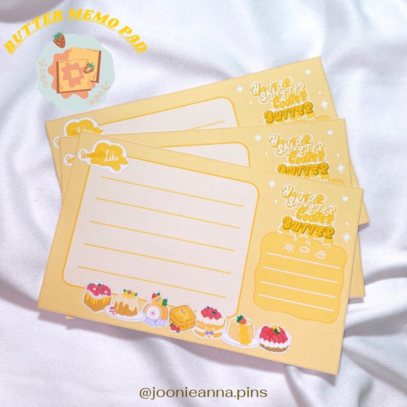 Giấy Note BTS Butter