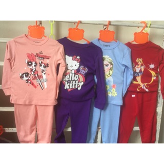 Combo 5 bộ dài tay thu đông cho bé gái