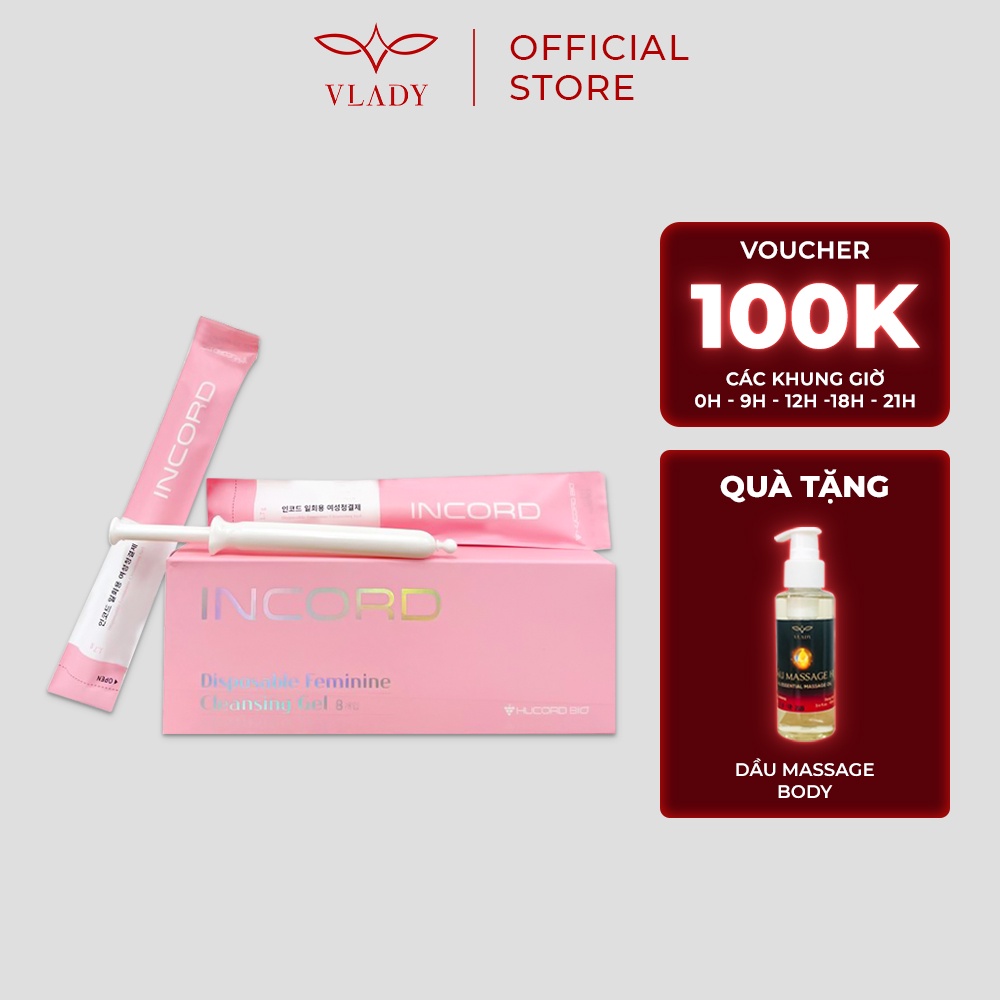 Gel vệ sinh phụ nữ tế bào gốc InCord, giúp se khít, làm hồng cô bé, ngăn mùi hôi, ngứa, khó chịu - Học viện yêu Vlady