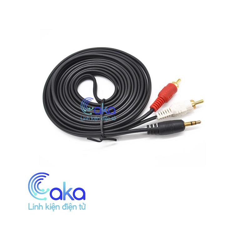 Cáp chuyển âm thanh 3.5 sang 2 AV RCA 1.5M