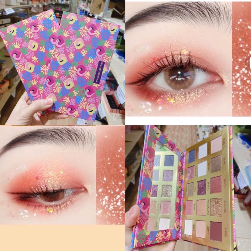 Bảng mắt nhũ 15 ô Taset mẫu mới