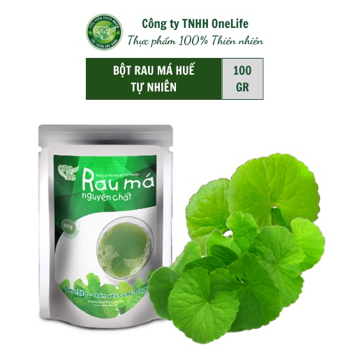 Combo Bột Rau má nguyên chất + Rau má đậu xanh cốt dừa ONELIFE