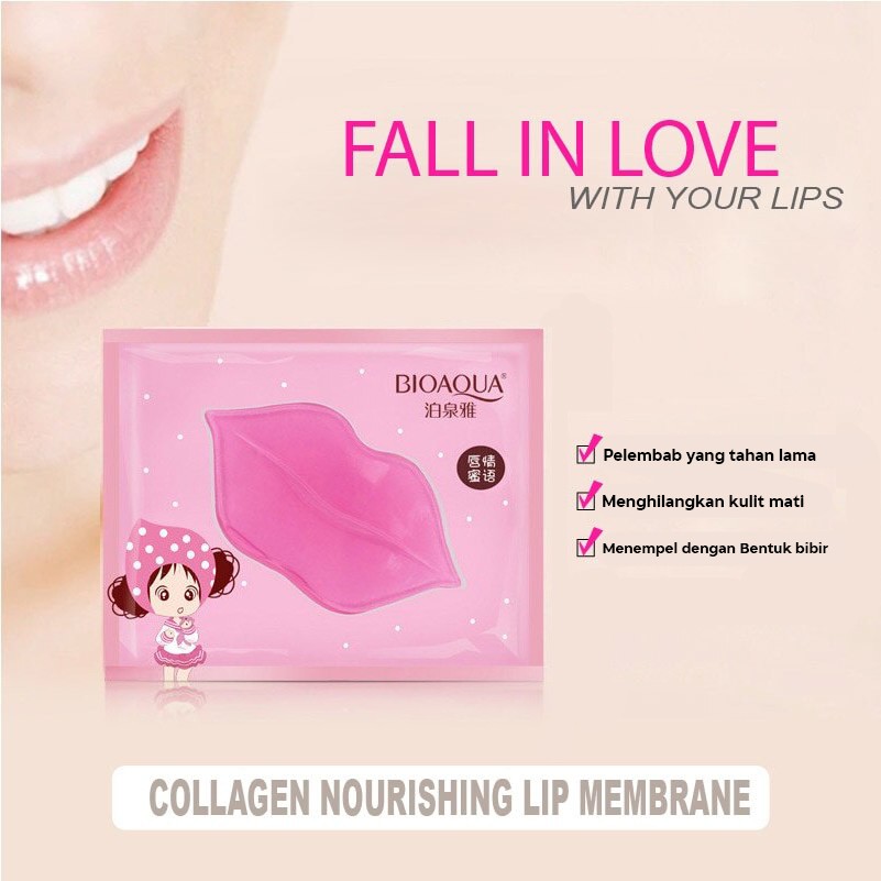 (Hàng Mới Về) Mặt Nạ Môi Bioaqua Dưỡng Ẩm Hiệu Quả | BigBuy360 - bigbuy360.vn