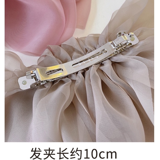 Kẹp Tóc Lưới Hình Nơ Thời Trang Hàn Quốc Cổ Điển Dành Cho Nữ