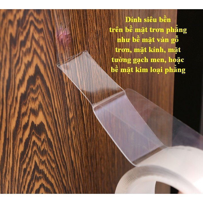 Băng keo dính 2 mặt đa năng - sử dụng nhiều lần