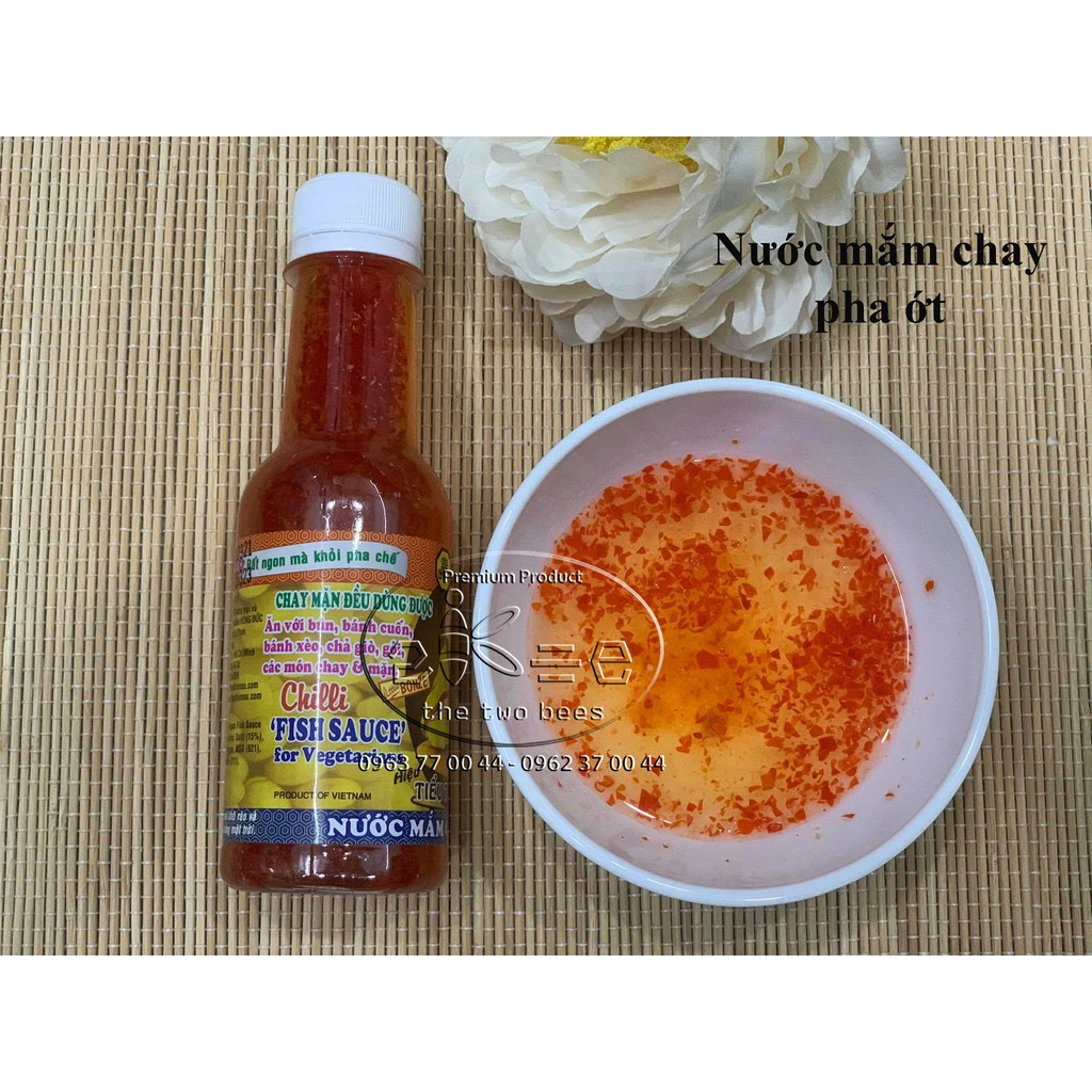 [GIÁ SỐC] 500ml Nước Mắm Ớt Chay pha sẵn Tiểu Thiền Sư