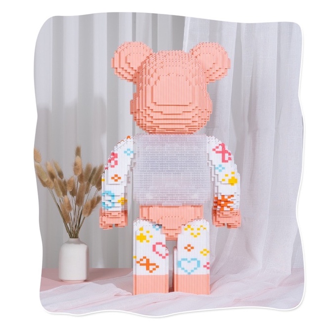 Đồ chơi xếp hình Legogi BEARBRICK 55CM  mô hình lắp ghép lắp ráp LEGOGI