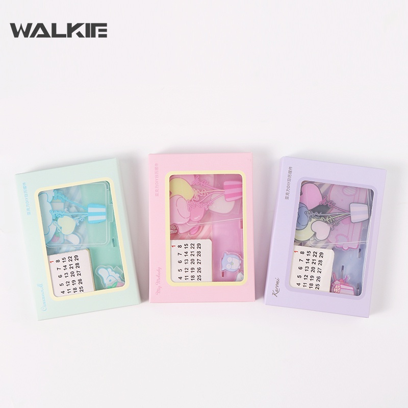 Lịch Để Bàn Diy Hình Cô Gái Anime Kuromi My Melody Cinnamoroll Dễ Thương