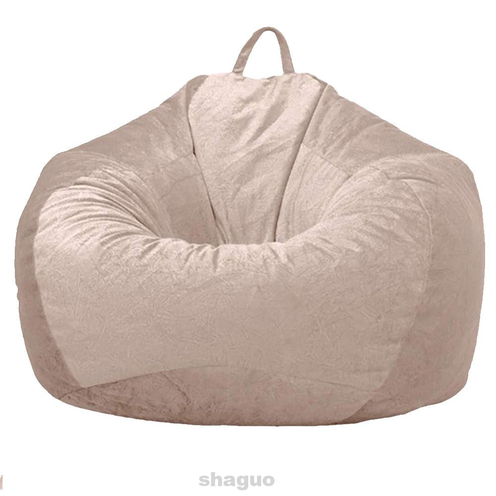 Home Large Living Room Dustproof Soft Adult Kids Furniture Parts Without Filling Bean Bag Chair Cover
