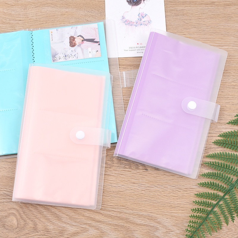 Sổ Đựng Thẻ Sưu Tầm Phong Cách Đơn Giản