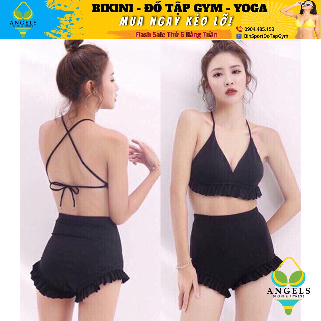 Bikini Hai Mảnh Viền Bèo nhiều màu BHV011 | BigBuy360 - bigbuy360.vn